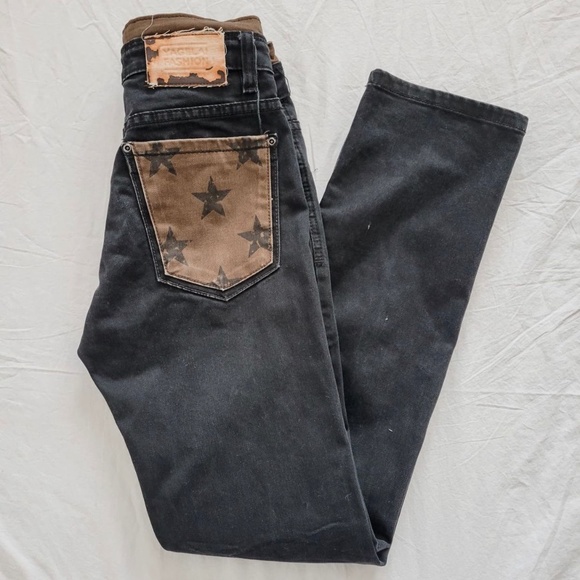 Vintage Black Star Jeans - Picture 1 of 4
